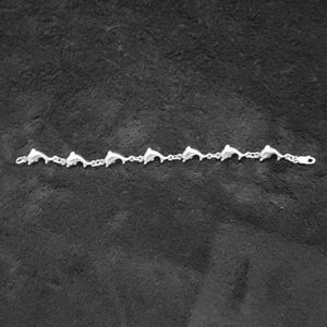 Lovely Sterling Silver Dolphin Bracelet